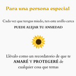 Ring Sunflower Sparkling Love and Friendship