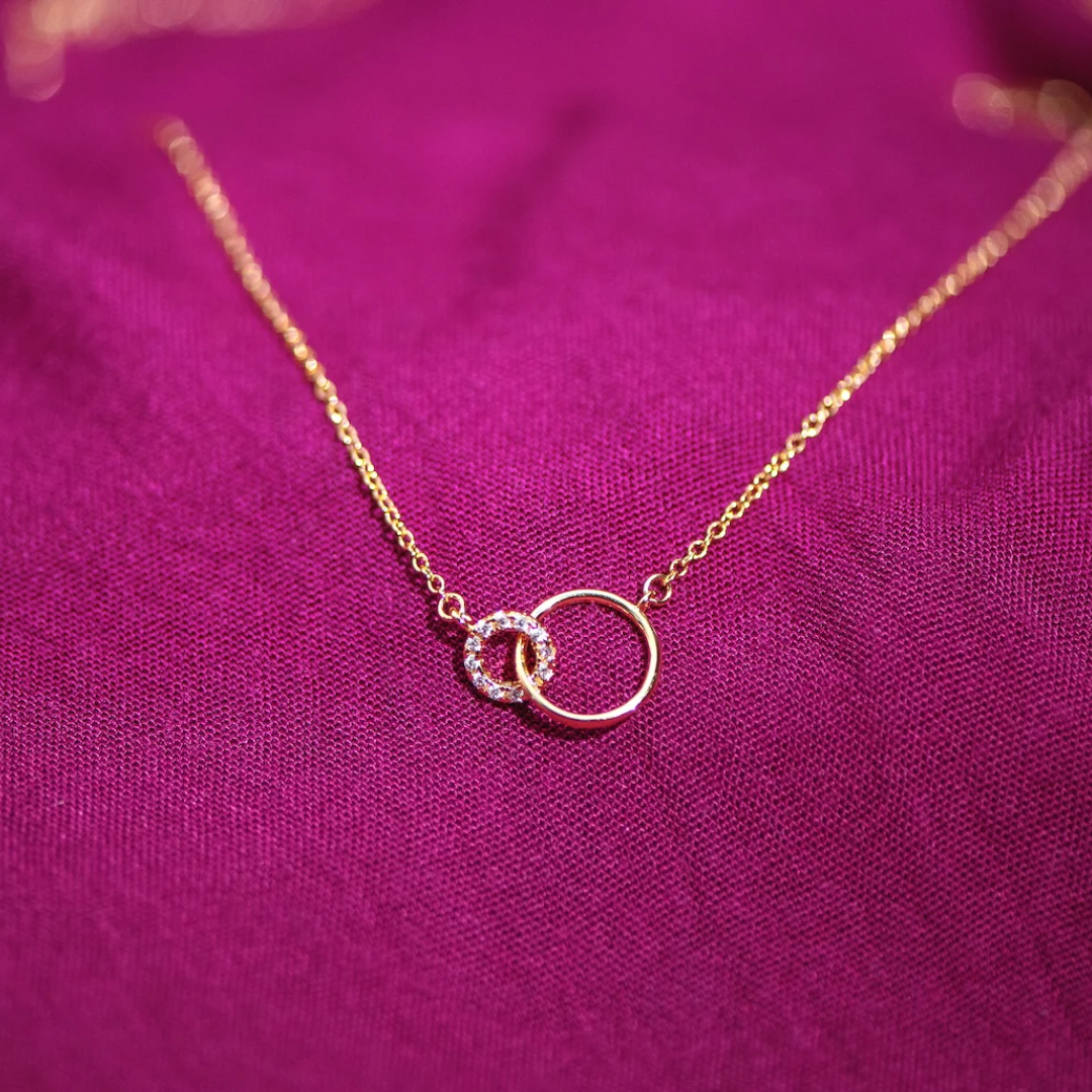 Necklace Hearts United Mother & Daughter