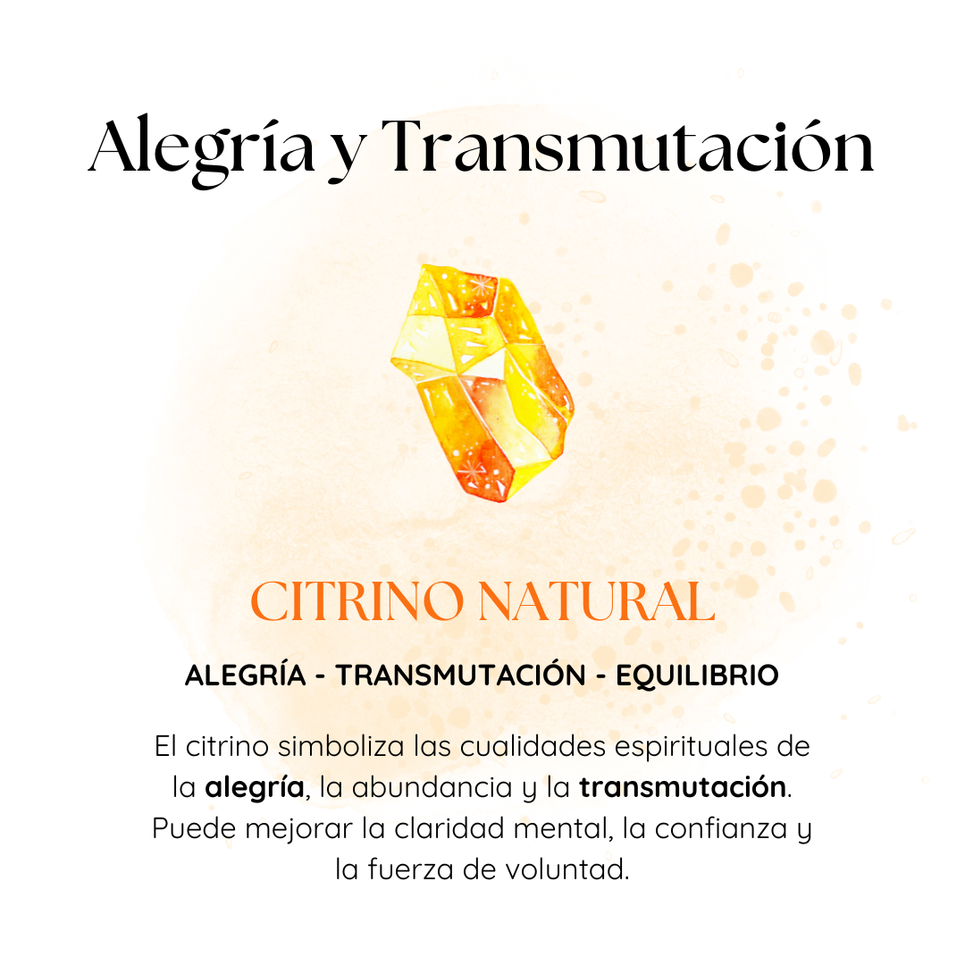 Bracelet Alegria and Transmutacion of Citrino Natural
