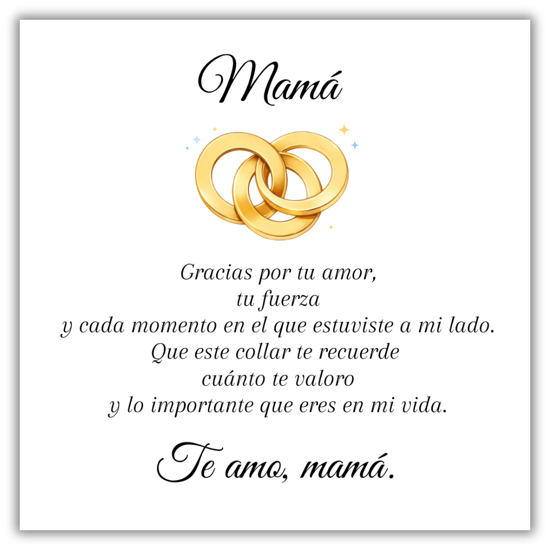 Necklace Mom Personalizado
