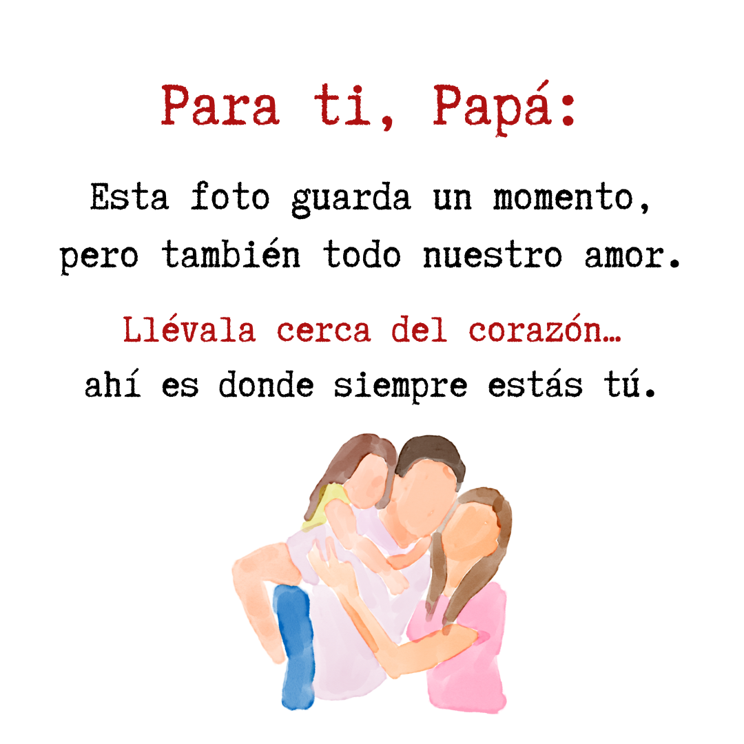 Necklace Nuestra Foto for Dad