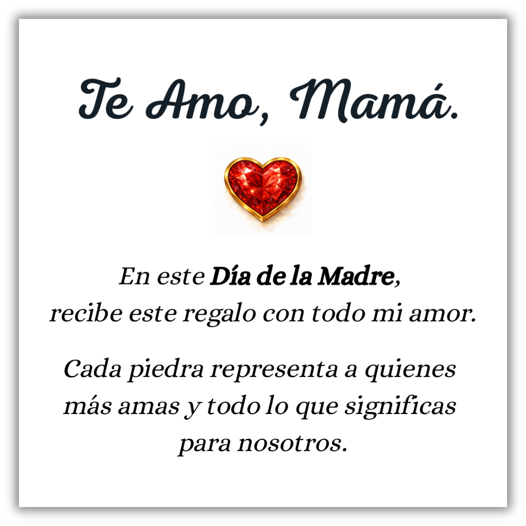 Earrings I Love You Mom – Personalizados
