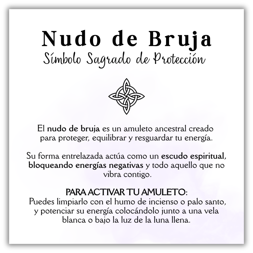 Necklace Knot of Bruja Protector