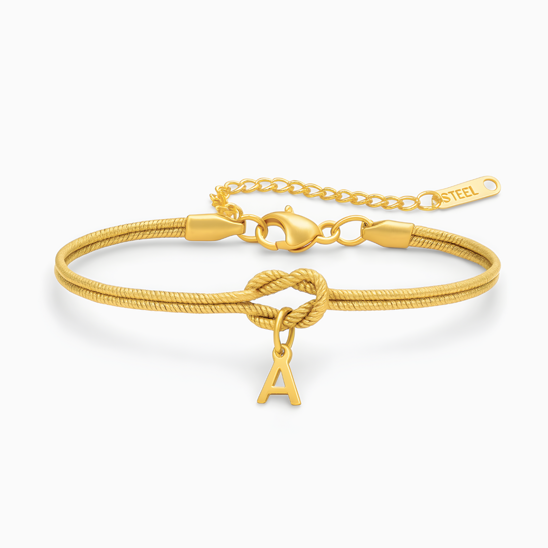 Bracelet Knot with Letter