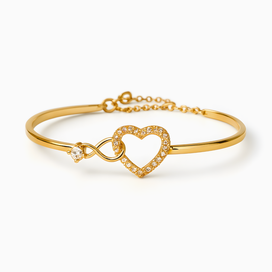 Bracelet Heart Infinity