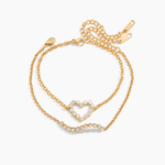 Bracelet Heart Sparkling