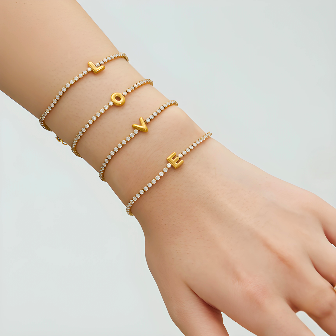 Bracelet Tennis Initial