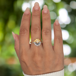 Set of Two Rings Celestiales Sun & Moon