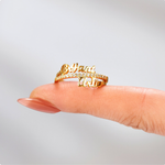 Ring Promise Eternal Personalizado with Names