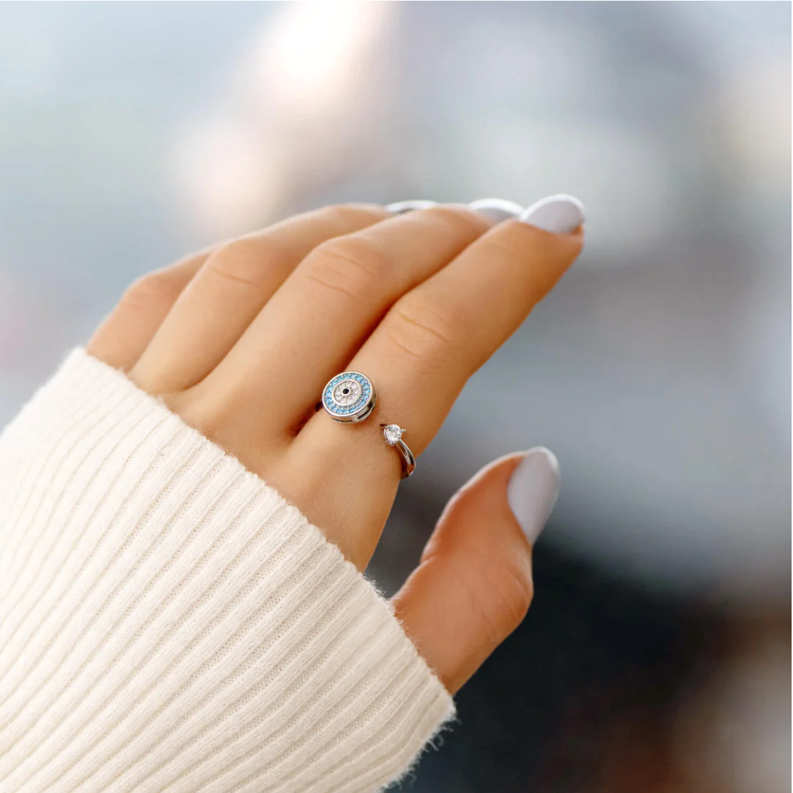 Ring Evil Eye Amulet