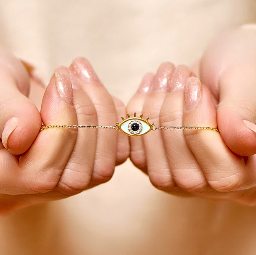 Bracelet Evil Eye Protection and Felicidad