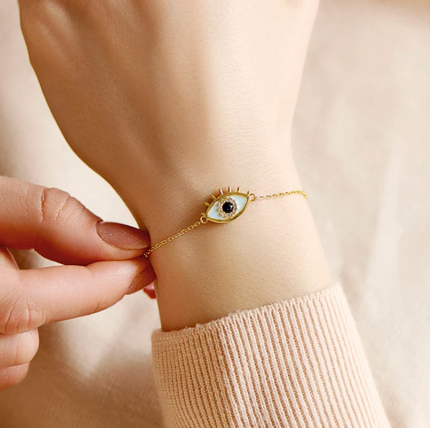 Bracelet Evil Eye Protection and Felicidad