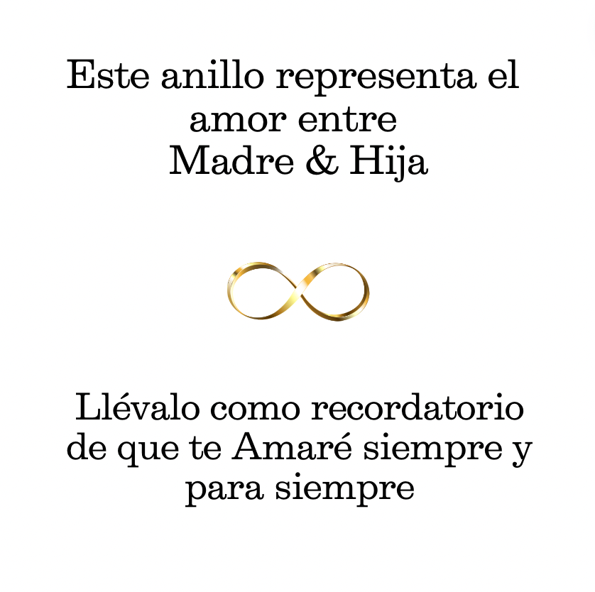 Ring Infinity Mother & Daughter