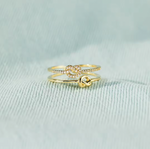 Ring Love Interlocking Love and Commitment