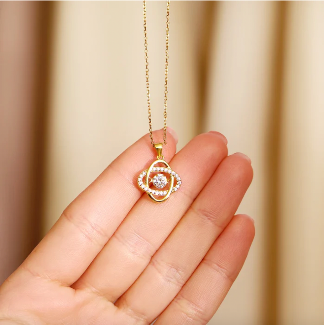 Necklace Knot of Love Mother & Daughter