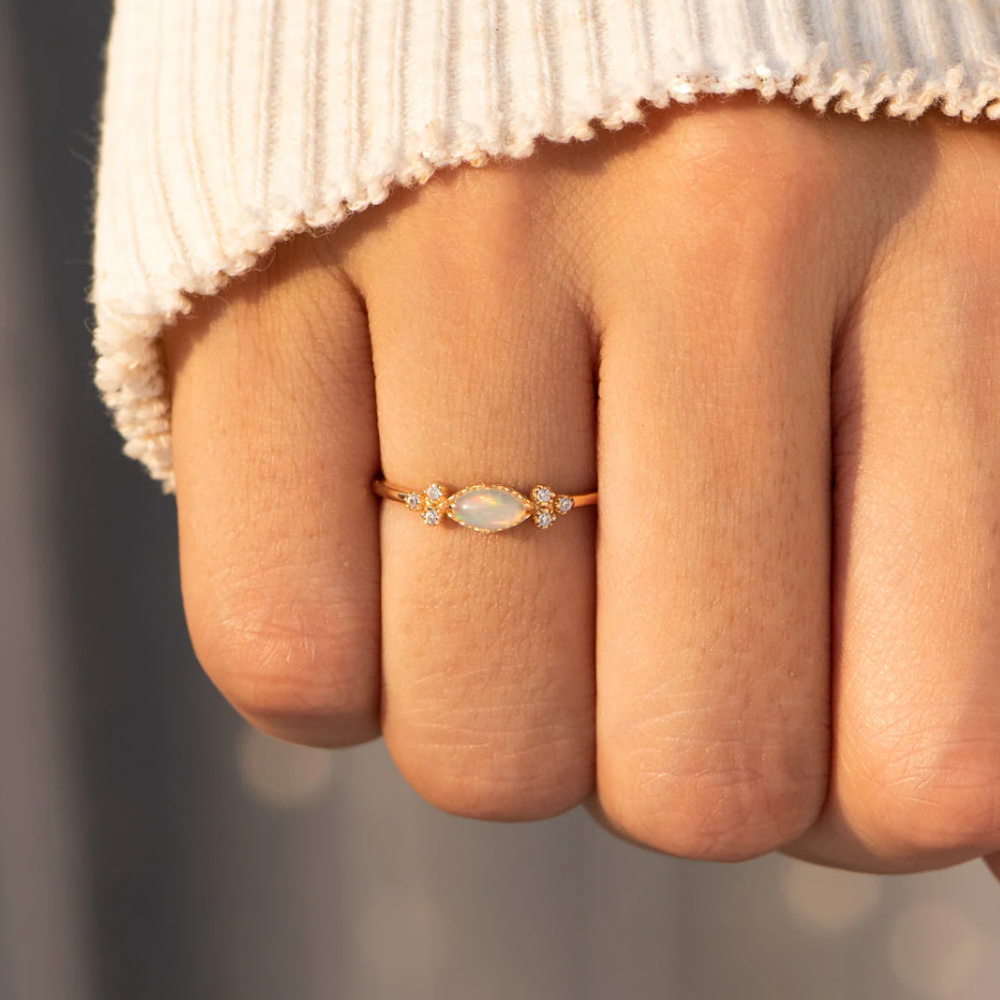 Ring Opal of Love Mother & Daughter