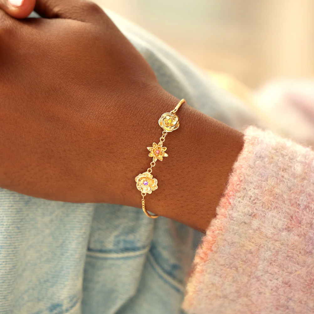 Bracelet with Flores of Birth