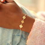 Bracelet with Flores of Birth