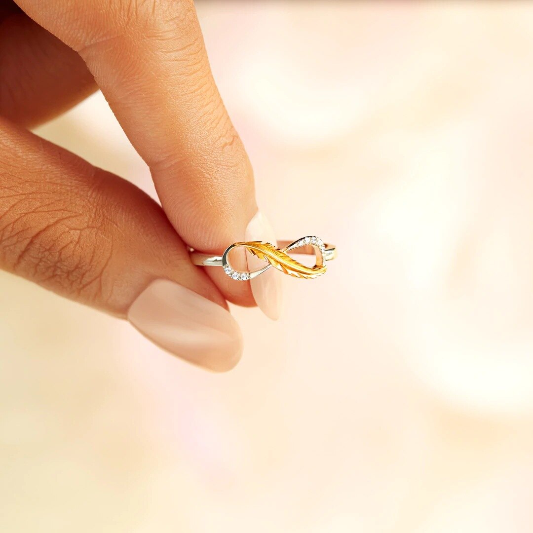 Ring Pluma Eternal Mejores Amigos