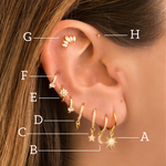 Set of Earrings Diosas of The Olimpo